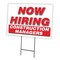 Signmission Now Hiring Construction Managers Yard & Stake outdoor plastic coroplast, 1216-CONSTRUCTION MANAGERS C-1216-DS-CONSTRUCTION MANAGERS - alternate 1